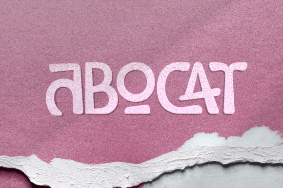 Abocat: The Vintage Display Font for Handmade Labels and Branding