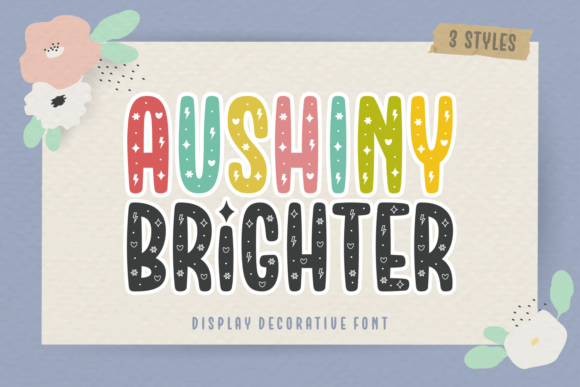 Aushiny Brighter: The Playful Display Typeface for Scroll-Stopping Campaigns