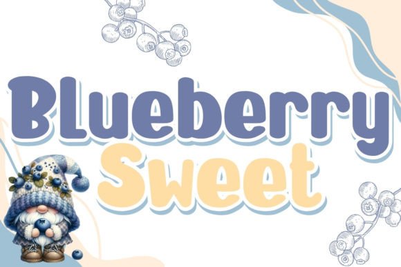 Blueberry Sweet: The Handwritten Display Font for Modern Web Design