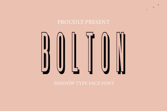 Bolton: The Bold Display Font for Modern Craft Projects