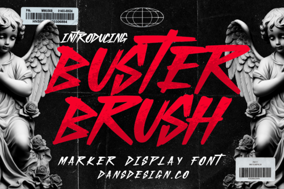 Buster Brush: The Quirky Display Typeface for Bold Campaigns