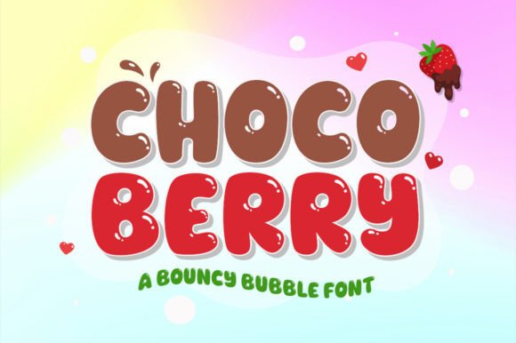 Choco Berry: The Whimsical Display Font for Handmade Creators
