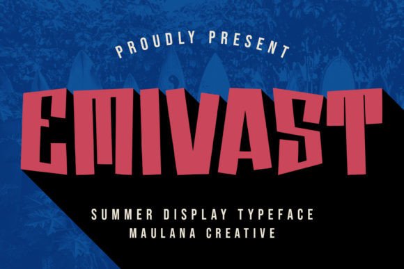 Emivast: The Summer Display Font That Transforms Your Brand Identity