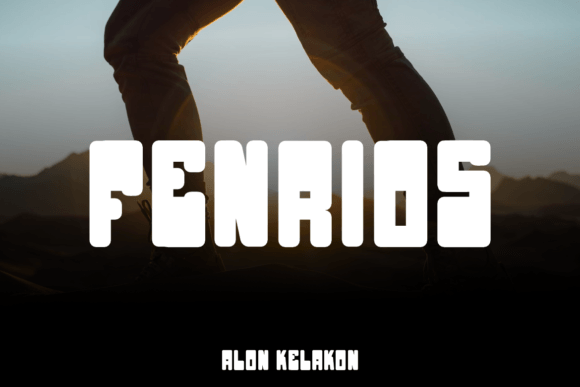 Fenrios: A Bold Display Typeface for Modern Editorial Design