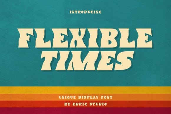 Flexible Times: A Retro Display Typeface for Modern Web Design