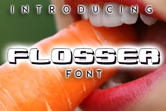 Flosser: The Modern Display Typeface for Bold Editorial Design