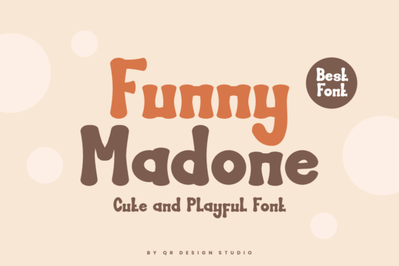 Funny Madone: The Perfect Display Font for Joyful Editorial Design