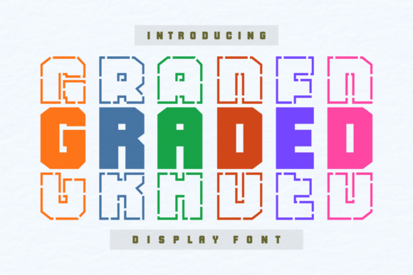 Graded: The Bold Display Typeface for Scroll-Stopping Campaigns