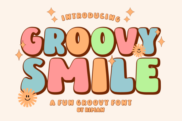 Groovy Smile: The Perfect Display Typeface for Vibrant Brand Identity