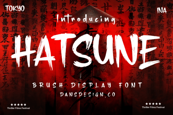 Hatsune: The Japanese-Style Display Font for Editorial Design
