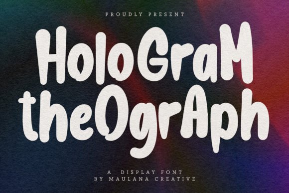 Hologram Theograph: The Display Font That Elevates Your Brand Identity
