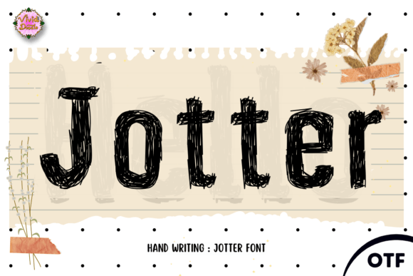 Jotter: The Creative Font for Editorial Design and Publishing