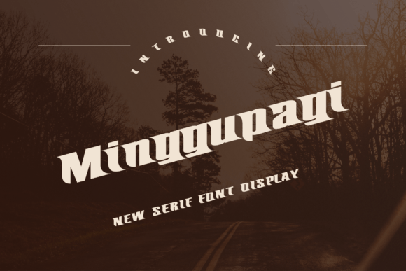 Minggupagi: A Modern Display Typeface for Vibrant Editorial Design
