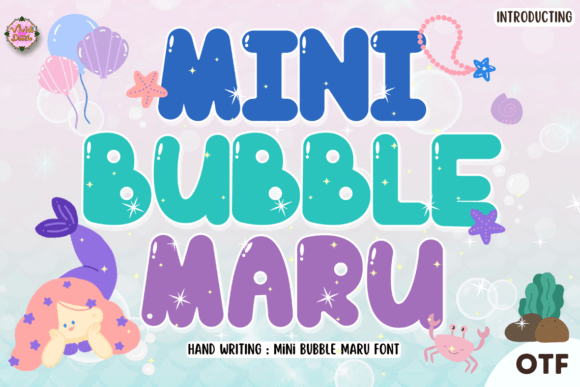Mini Bubble Maru: The Perfect Display Font for Handmade Shop Branding