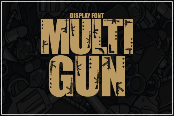 Multi Gun: The Bold Display Font for Impactful Web Design