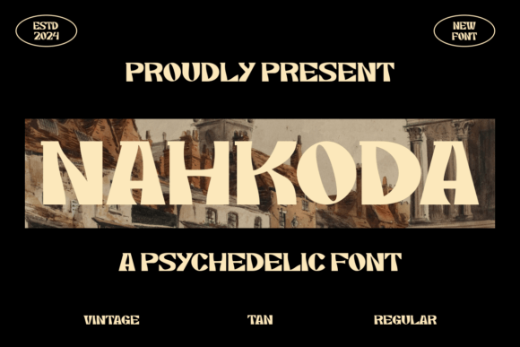 Nahkoda: A Designer's First Look at This Bold Display Typeface