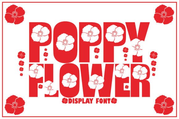 Poppy Flower: A Playful Display Typeface for Creative Web Projects