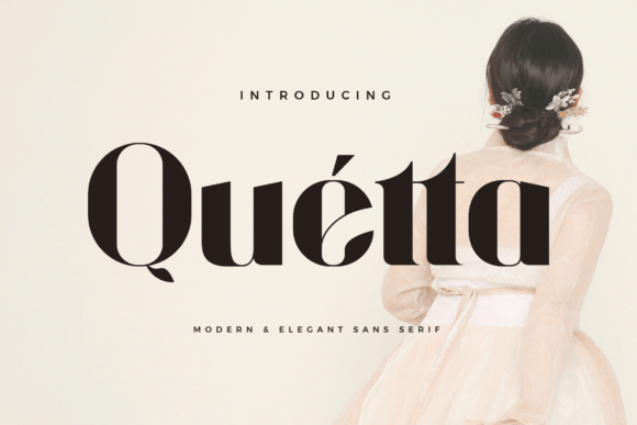 Quetta: The Bold Display Font for Handmade Branding