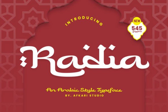 Radia: The Premium Display Font for Authentic Campaign Design