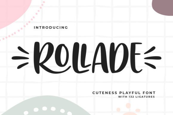 Rollade: A Playful Display Typeface for Modern Web Design