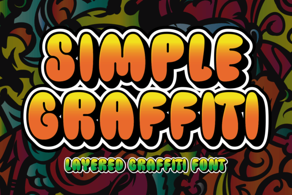 Simple Graffiti: The Edgy Typeface for Handmade Shop Branding