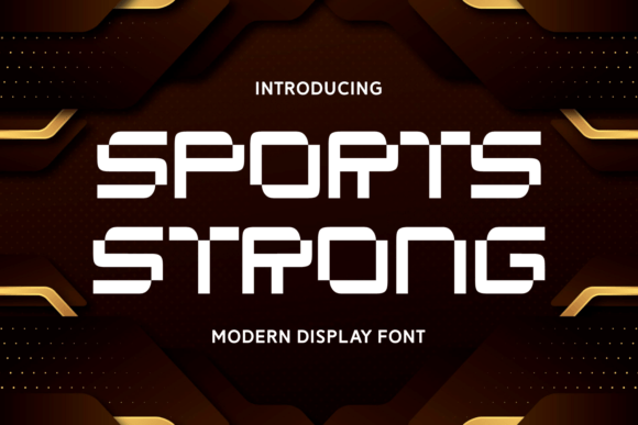 Sports Strong: A Bold Typeface for Authentic Brand Identity