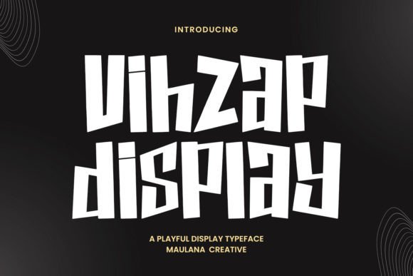 Vihzap: The Playful Display Font That Elevates Campaign Visuals