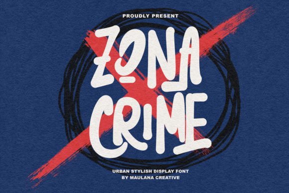 Zona Crime: The Premium Display Font for Scroll-Stopping Campaigns